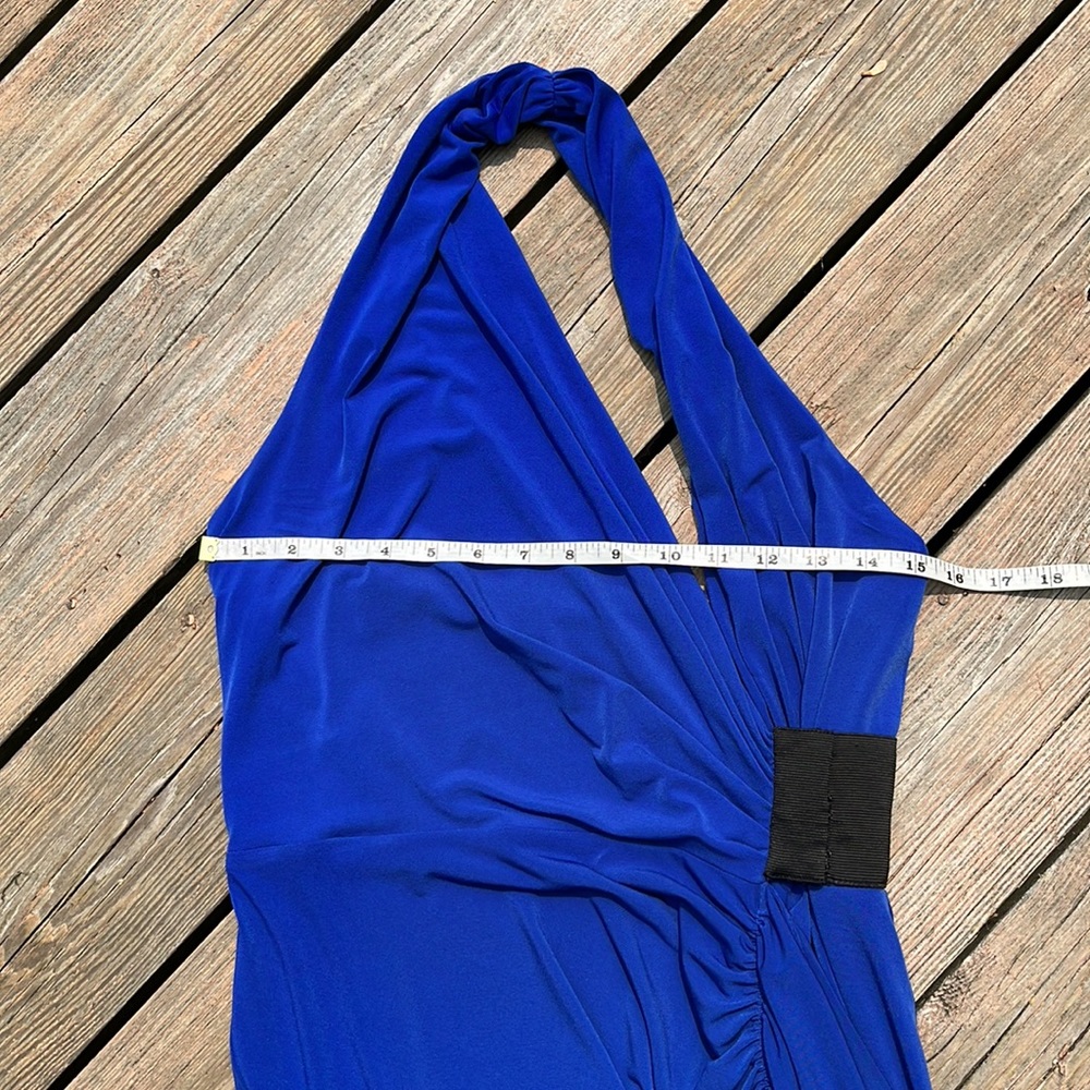 Calvin Klein glam halter gown S - Picture 6 of 10